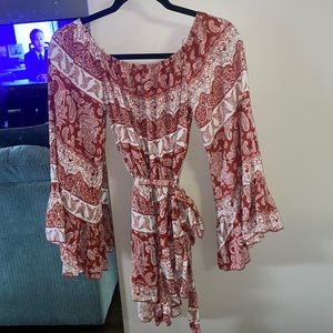 Rust Windsor romper